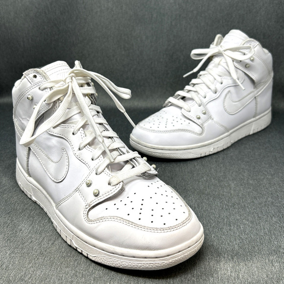 Nike Shoes - Nike Dunk High SE Pearl Studs Jewel Low Triple White DM7607-100 Womens 8.5